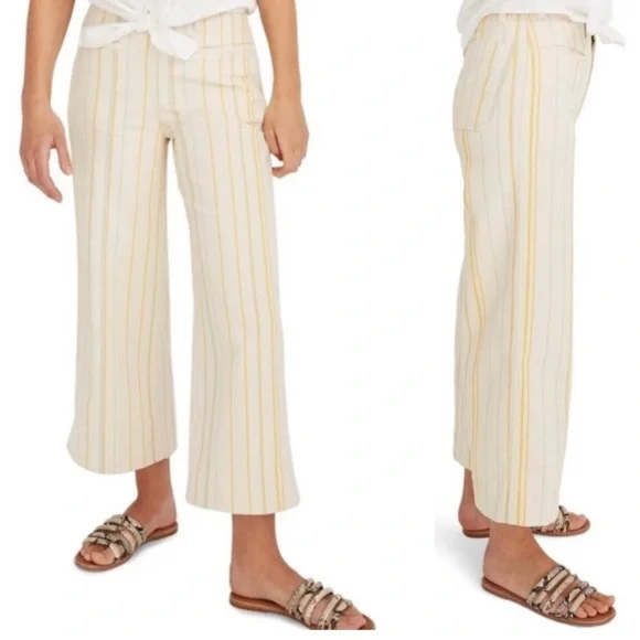 Madewell Pants Jumpsuits New Madewell Emmett Wide Leg Crop